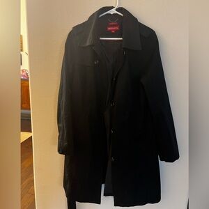 Merona Water Repellent Black Coat